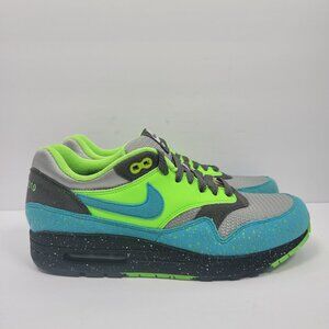 Nike Air Max NIKEiD "Pride 2010" Men's Neon Blue Sneakers 314232-994 US Size 7.5